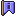 Indigo flag with an i